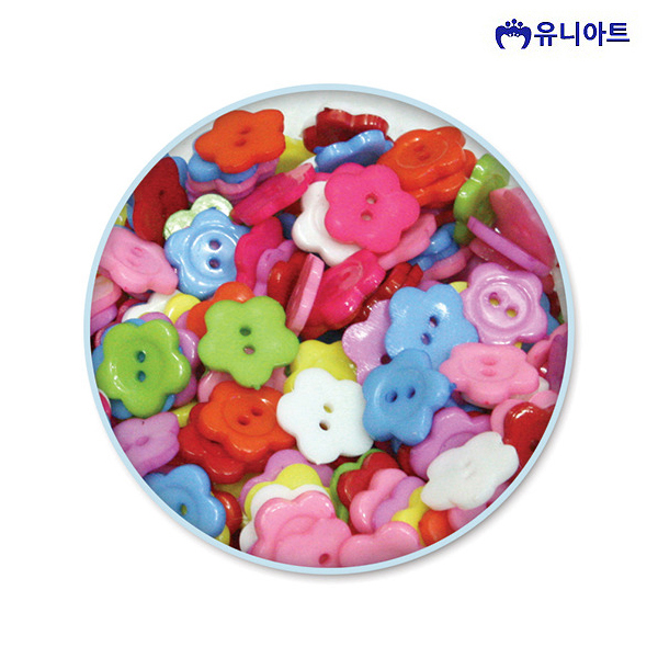 유니아트 5000 꽃단추