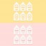 카카오 프렌즈 뷰티 조각 스펀지 퍼프 6P