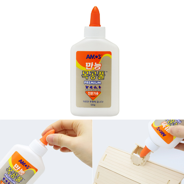 아모스 만능 목공풀 120g
