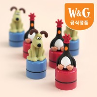 월레스와그로밋 피규어 스탬프 랜덤