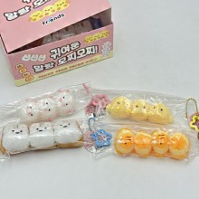 3000 프랜즈 귀여운 말랑 모찌모찌(애니멀) 촉감놀이 스트레스볼 랜덤발송