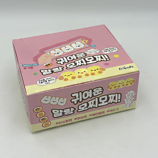 3000 프랜즈 귀여운 말랑 모찌모찌(애니멀) 촉감놀이 스트레스볼 4종입 1갑(12ps)