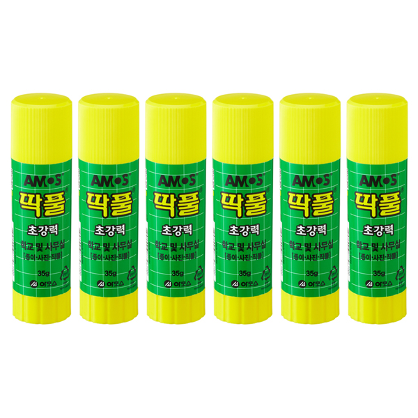 아모스 딱풀 35g 6개