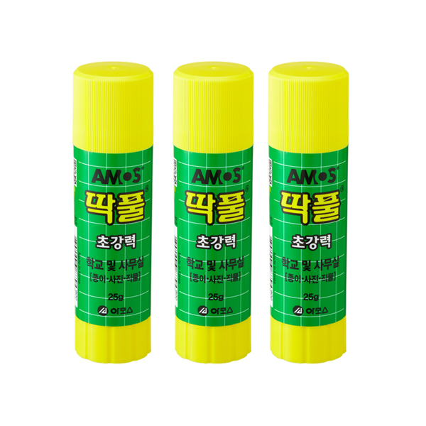 아모스 딱풀 25g 3개