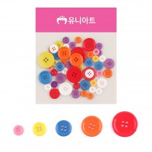 유니아트 2000 칼라 단추