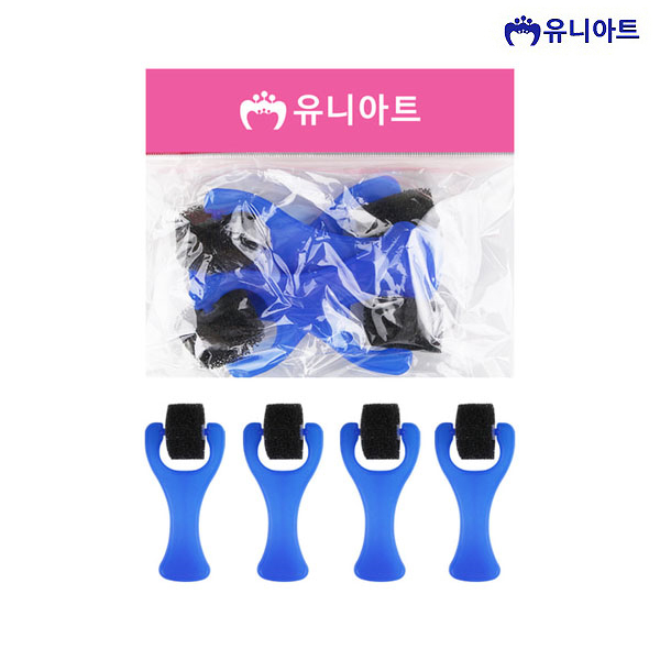 유니아트 2500 도장찍기 스펀지 4번