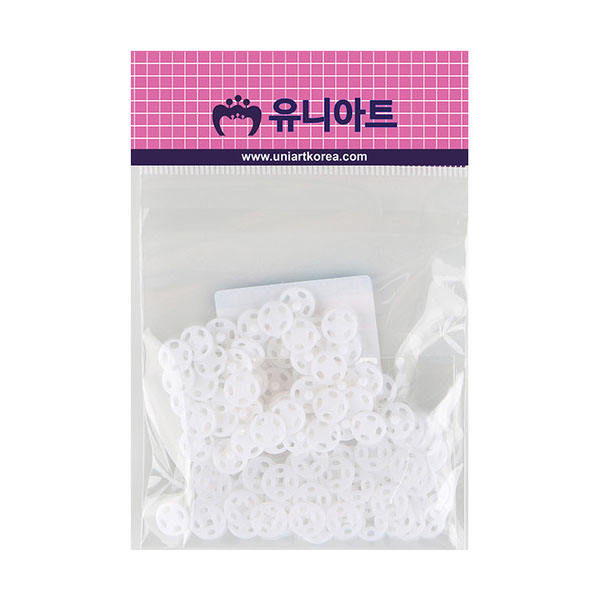 유니아트 2000 PVC 똑딱단추 1cm