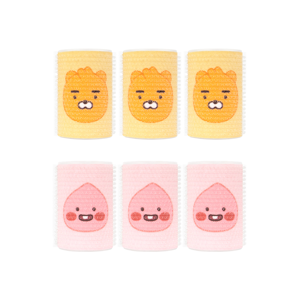 카카오 리틀프렌즈 헤어롤 세트 3P
