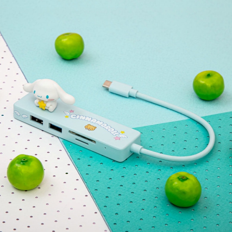 39900 산리오 멀티허브 시나모롤 USB C타입 5in1