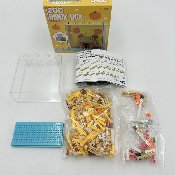 6000 쥬 블럭 박스 동물 블럭
